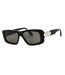 Lunettes De Soleil Femme Taille Unique Noir Gris Foncé Victoria Beckham-2