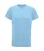 Tri Dri Mens Short Sleeve Lightweight Fitness T-Shirt (Turquoise Melange) - UTRW4798