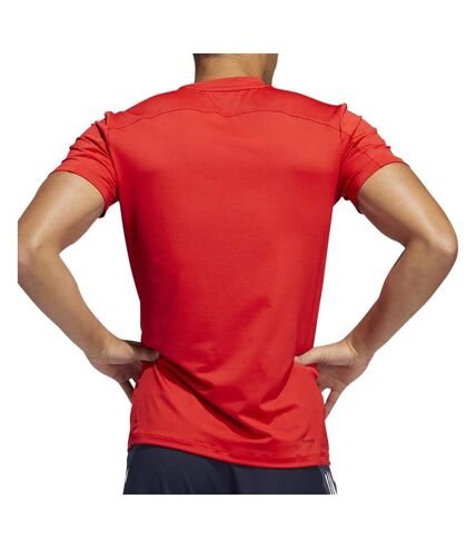 T-shirt Rouge Homme Adidas Aero3s