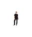 Womens/ladies Swing Smock Panel T-shirt Dress Black Brave Soul-1