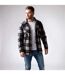 Veste d'hiver chaude matelassée à carreaux pour hommes-3
