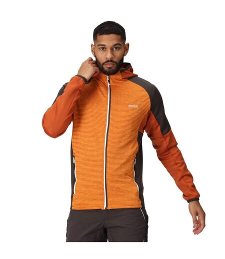 Regatta Mens Attare II Extol Stretch Hooded Jacket (Orange Pepper/Burnt Copper) - UTRG9374