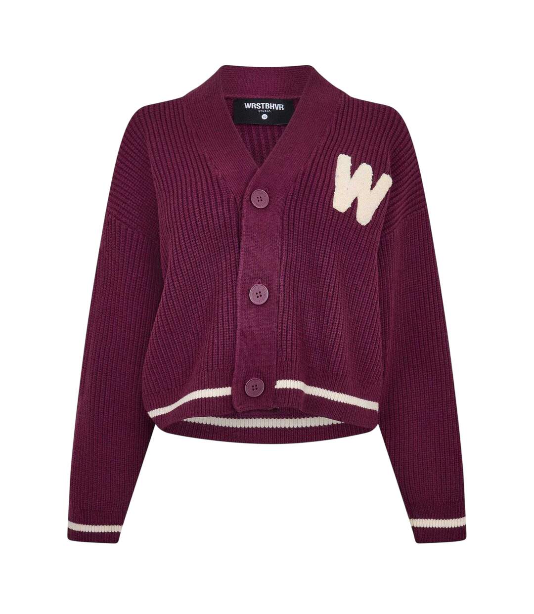 Cardigan Lavo Femme Violet WRSTBHVR-2