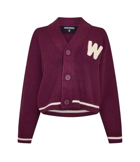 Cardigan Lavo Femme Violet WRSTBHVR