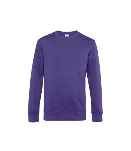 B&C Mens King Crew Neck Sweater (Radiant Purple)