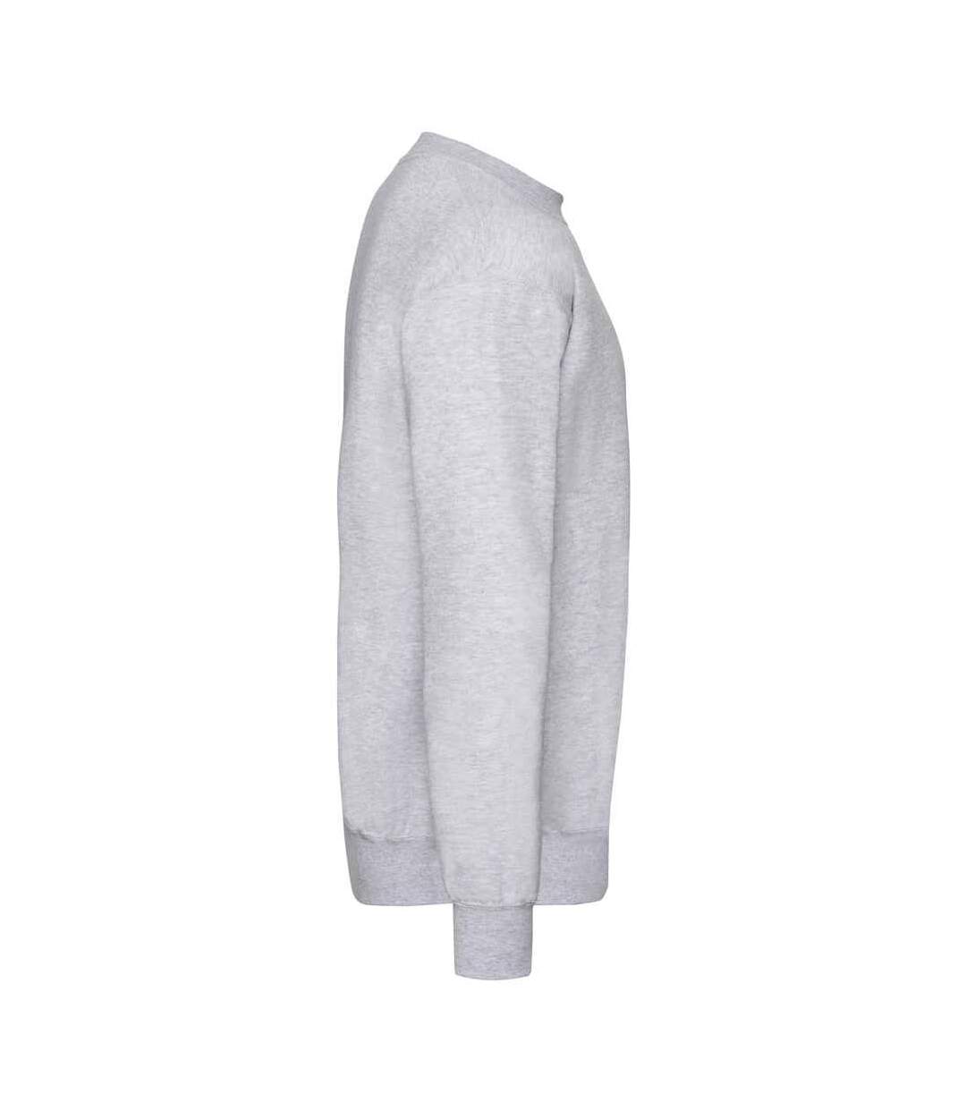 Sweat classic homme gris chiné Fruit of the Loom-3