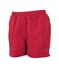 Tombo Mens All Purpose Mesh Lined Shorts (Red) - UTPC7298