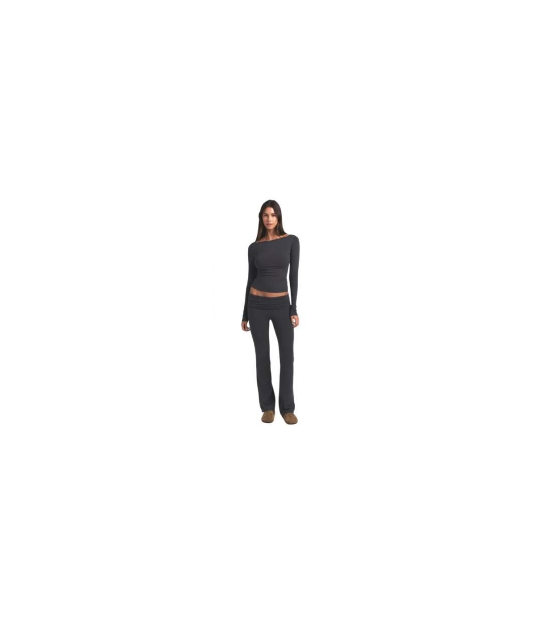 Pantalon Femme Anthracite Skims-1