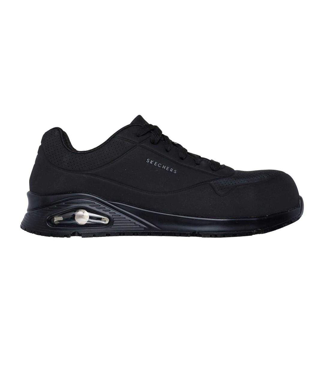 Chaussures De Sécurité Coupe Large Uno Doltin Homme Noir Skechers-1
