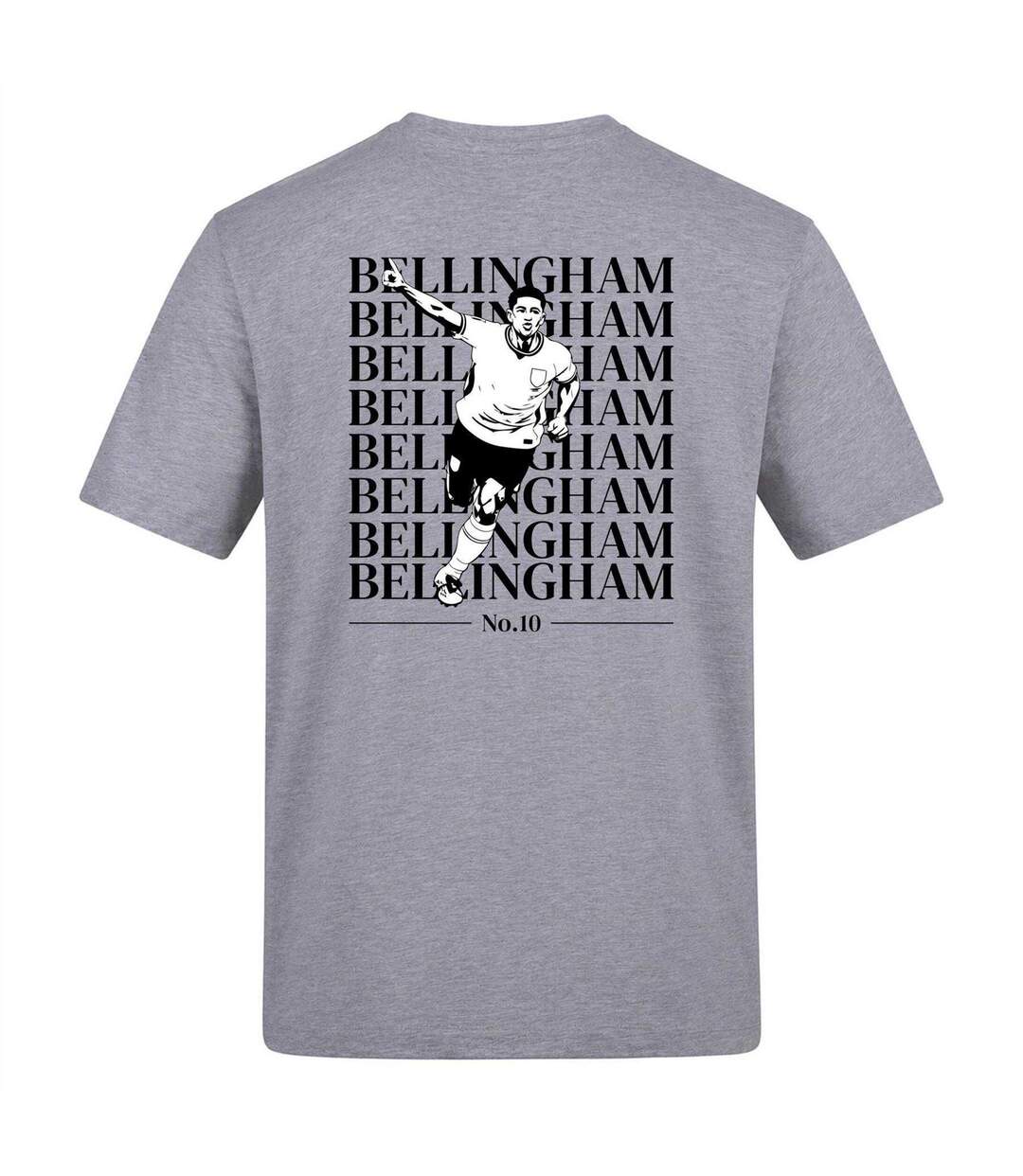 Mens Bellingham 10 Graphic Print Short-sleeved T-shirt Grey AWD-2