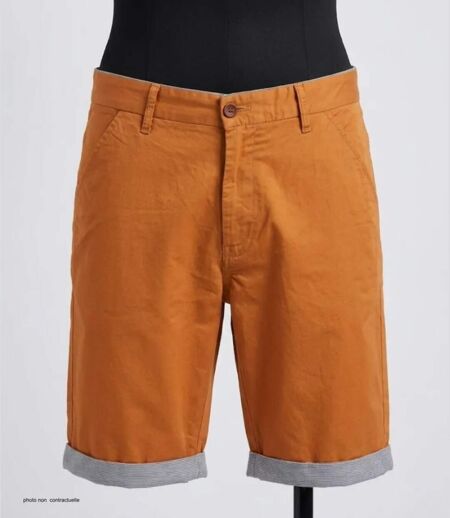 Bermuda uni avec revers CHALLENGER IBIZA2 : le short 100% coton au style estival affirmé
