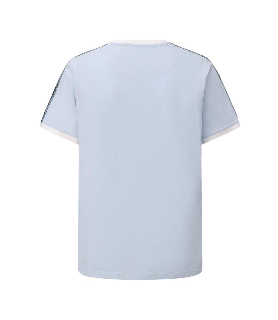 Mens Paisley Logo T-shirt Light Blue Pretty Green-2