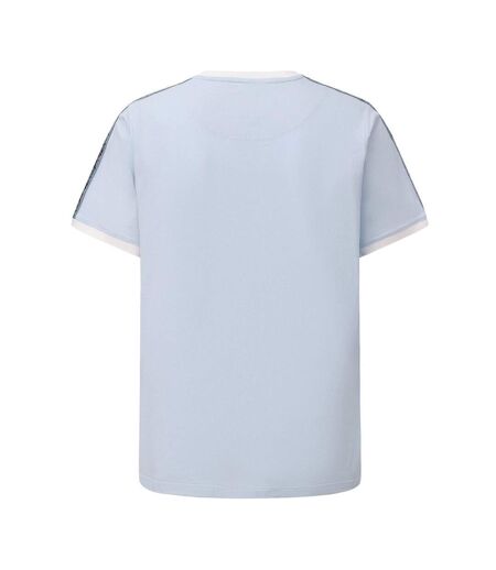 Mens Paisley Logo T-shirt Light Blue Pretty Green
