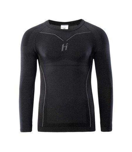 T-shirt Manches Longues Homme Noir Huari