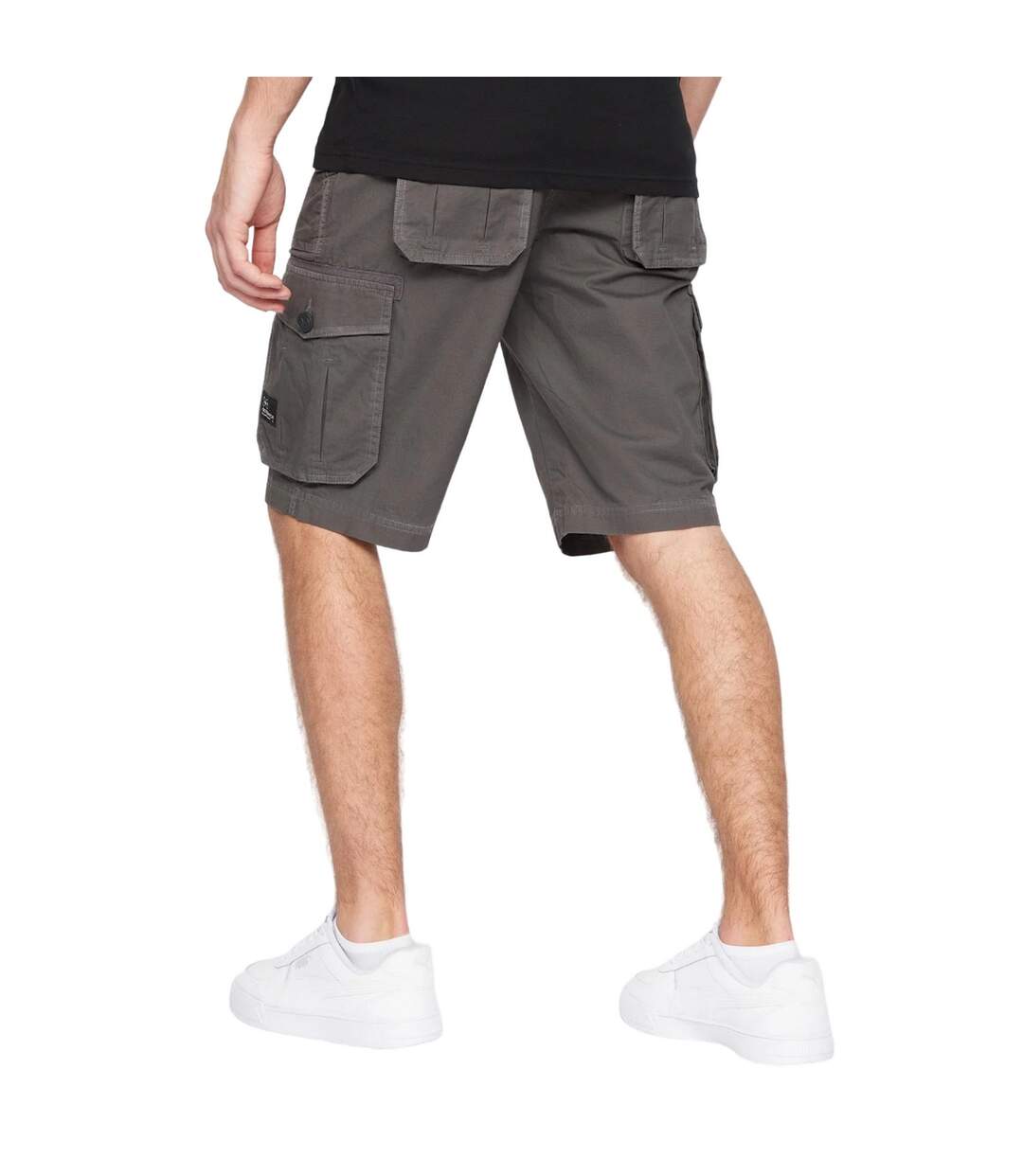 Short À Poches Kyron Homme Charbon Crosshatch-2