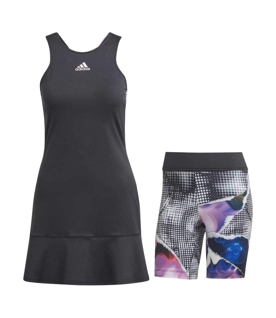 Ensemble Robe Motif/style Imprimé Us Femme Noir Imprimé Adidas-2