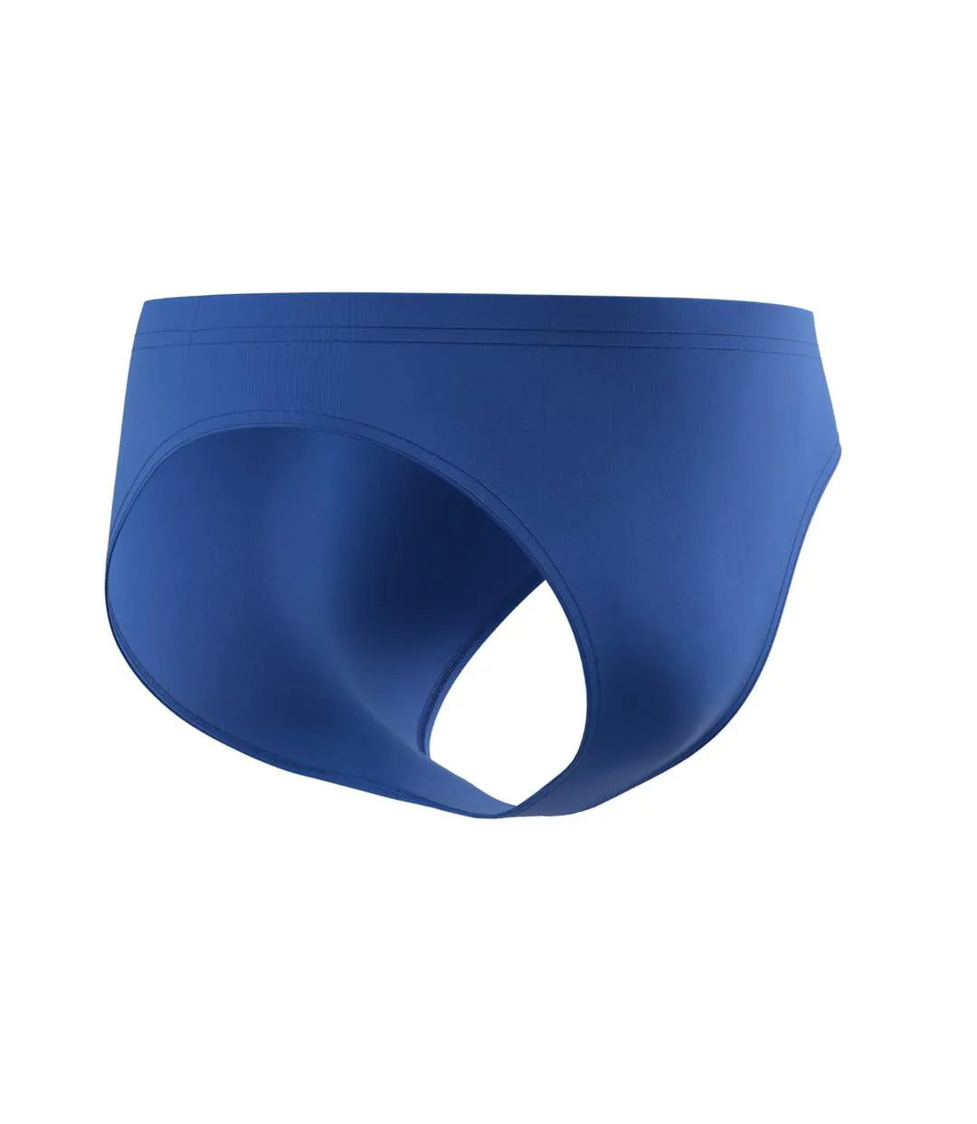 Mens Big Logo Endurance+ Swim Briefs Blue Speedo-3