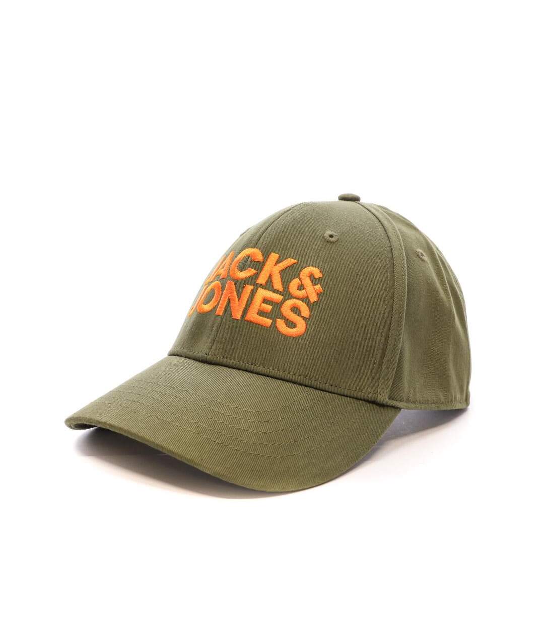 Casquette Kaki/Orange Homme Jack & Jones Jacgall - Taille unique