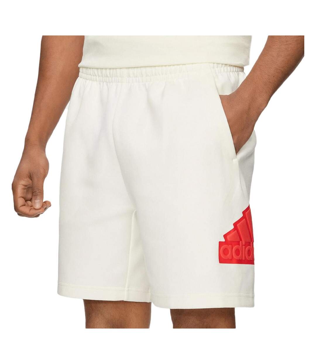 Short Écru/Rouge Homme Adidas IR9167 - L-1