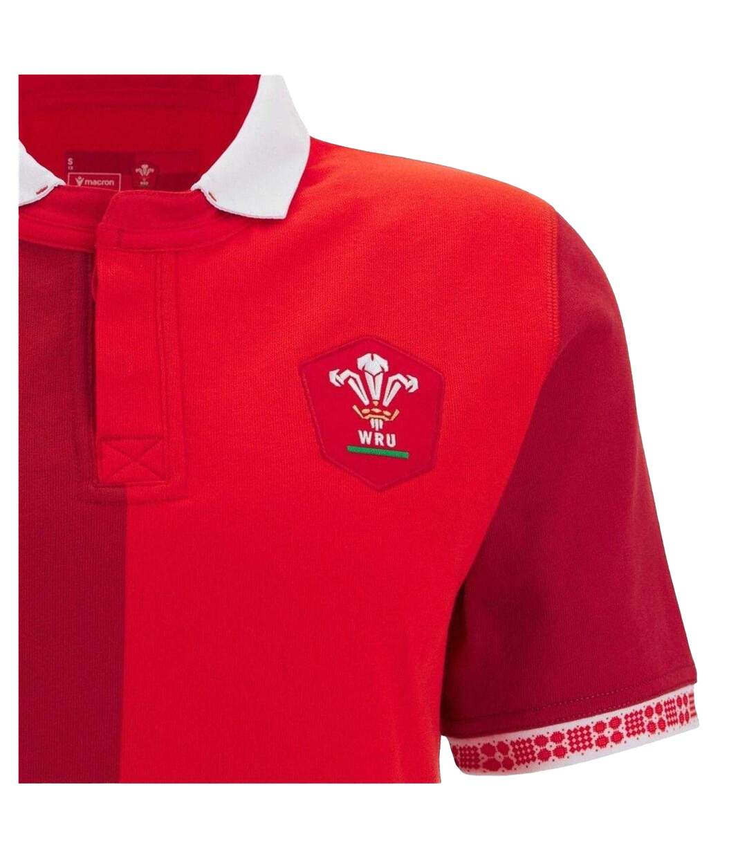 Polo Motif/style Macron Femme Rouge Wales RU-3