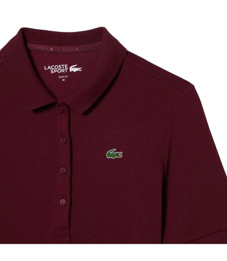 Polo femme rouge Lacoste