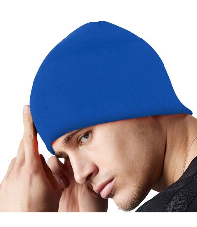 Beechfield Plain Basic Knitted Winter Beanie Hat (Bright Royal) - UTRW209