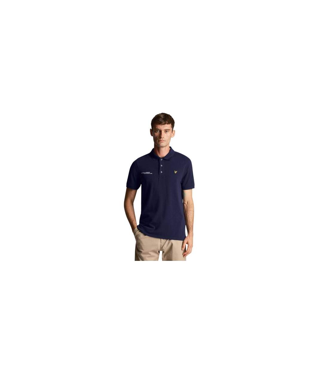 Polo Manches Courtes Ordinate Homme Bleu Marine Lyle & Scott-1
