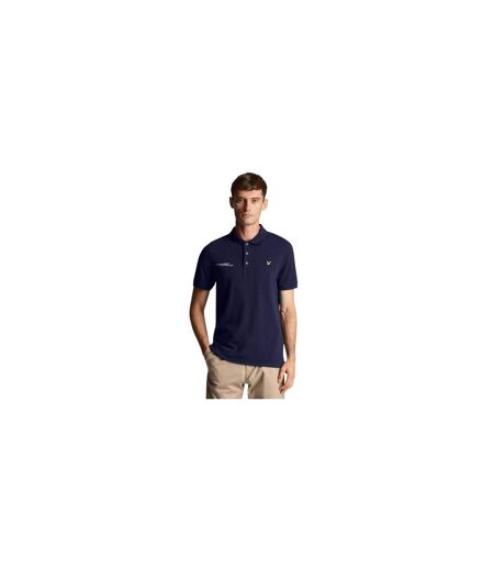 Polo Manches Courtes Ordinate Homme Bleu Marine Lyle & Scott