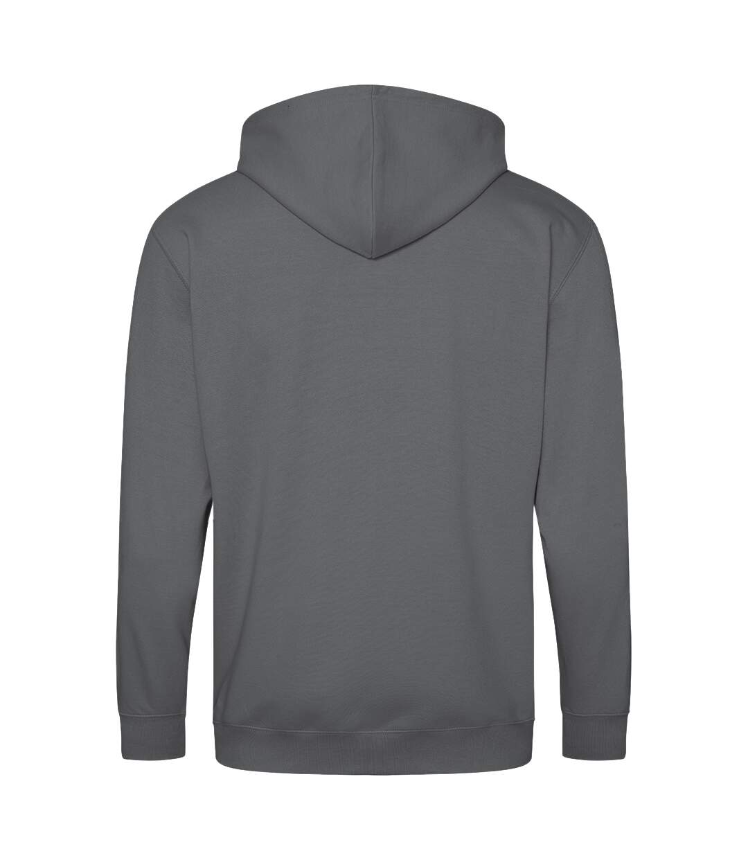 Sweatshirt à capuche et fermeture zippée homme gris acier Awdis