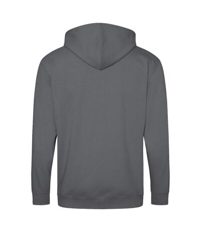 Awdis Plain Mens Hooded Sweatshirt / Hoodie / Zoodie (Storm Gray) - UTRW180