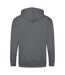 Awdis Plain Mens Hooded Sweatshirt / Hoodie / Zoodie (Steel Gray) - UTRW180