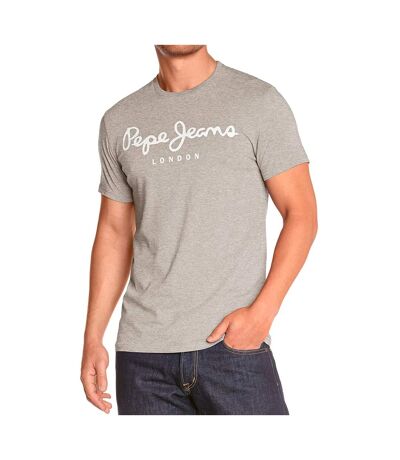 T-Shirt gris homme Pepe Jeans Original Stretch