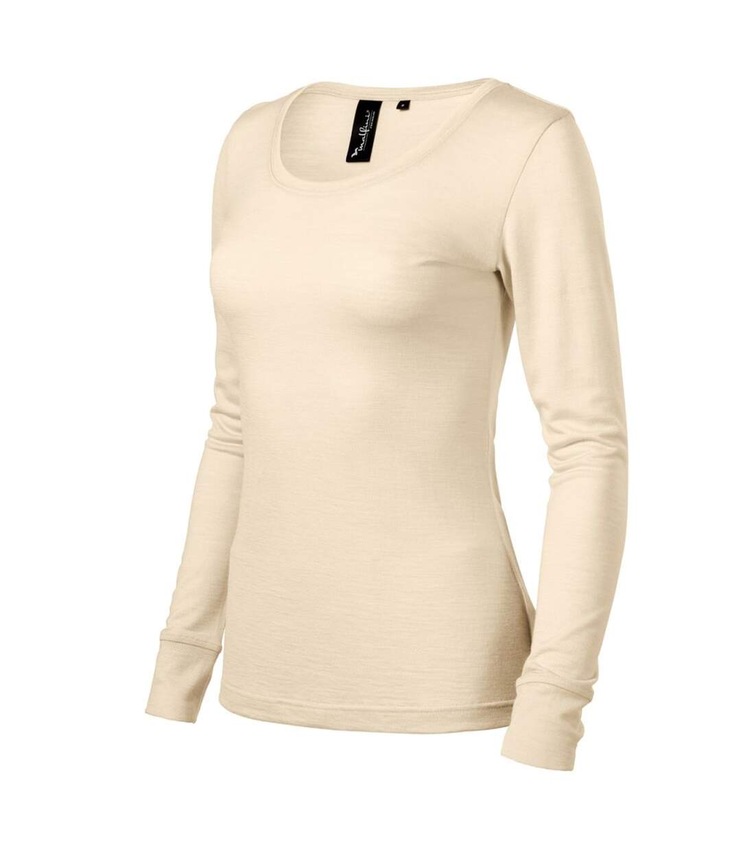 T-shirt Manches Longues Premium Rise Femme Beige Malfini-3