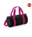 Lot de 2  Petit sac polochon taille unique noir/fuchsia Bagbase-1