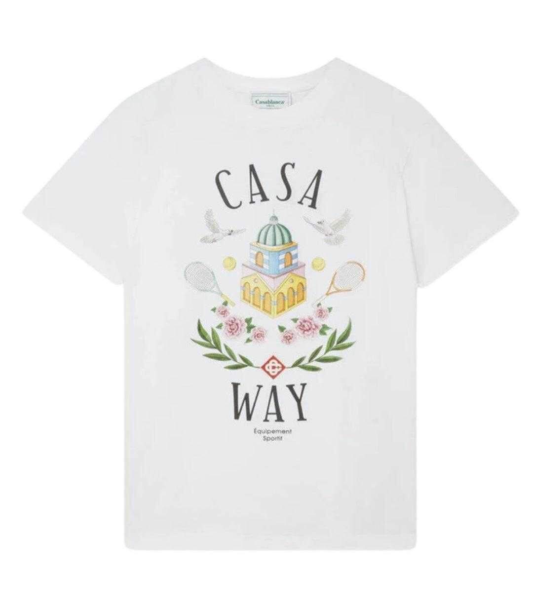 T-shirt Casa Way Homme Blanc Casablanca-2