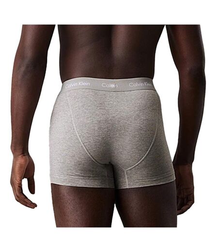 x3 boxers gris homme calvin klein jeans 2662g - l