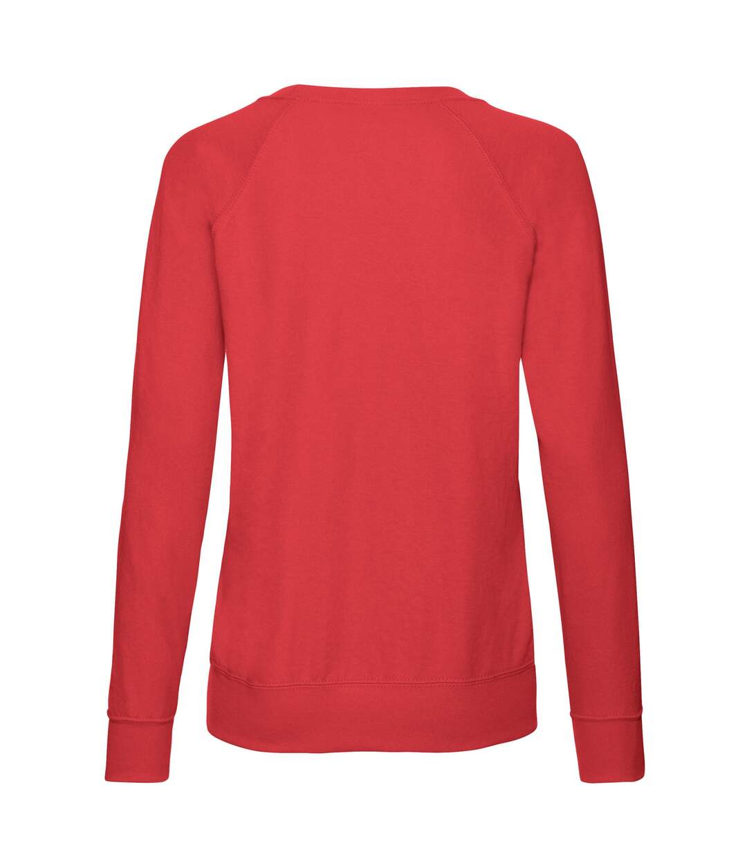 Sweat Manches Raglan Femme Rouge Fruit Of The Loom-2