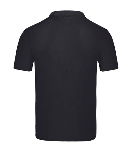 Fruit of the Loom Mens Original Pique Polo Shirt (Black)