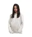 Womens/ladies Essentials Big Logo Fleece Hoodie Beige Adidas-1