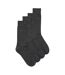 Lot De 2  Chaussettes Motif/style Uni Homme Anthracite Boss-3