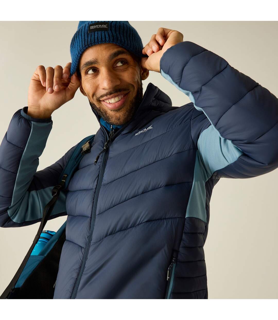 Veste Leedre Homme Bleu Marine Vieux Bleu Regatta-4