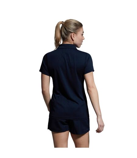 Womens/ladies Club Dry Polo Shirt Navy Canterbury