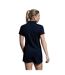 Womens/ladies Club Dry Polo Shirt Navy Canterbury-4