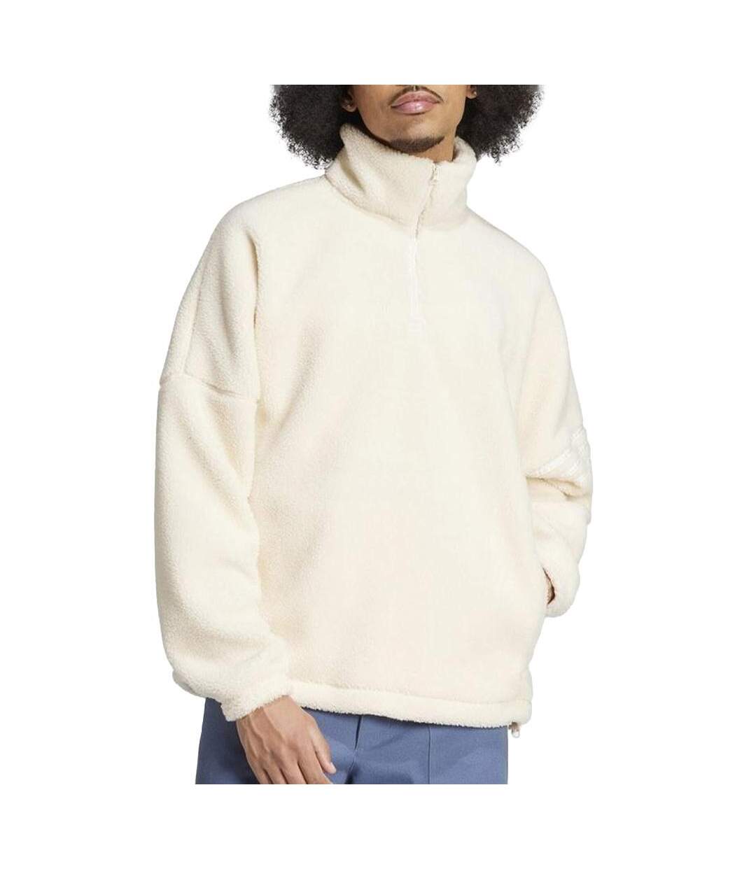 Sweat blanc homme adidas neu-1