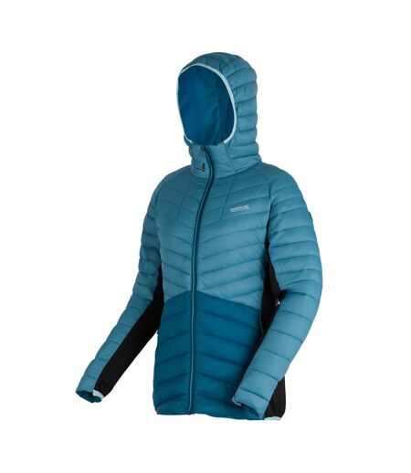 Doudoune Matelassée Leedre Femme Bleu Orage Bleu Marocain Noir Regatta