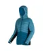 Doudoune Matelassée Leedre Femme Bleu Orage Bleu Marocain Noir Regatta-3