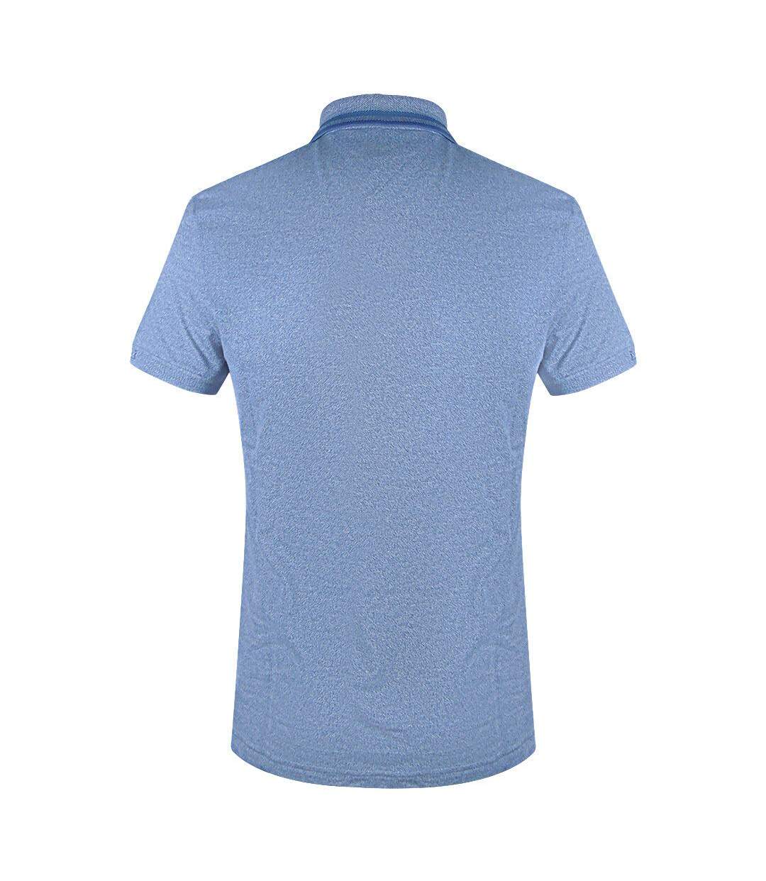 Mens Faded Polo Shirt Indigo Tommy Hilfiger-2
