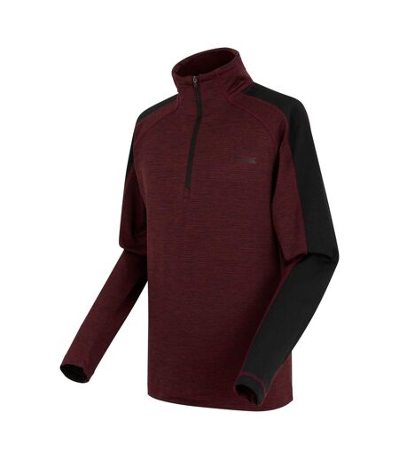 Haut Polaire Hepley Homme Pourpre Foncé Noir Regatta