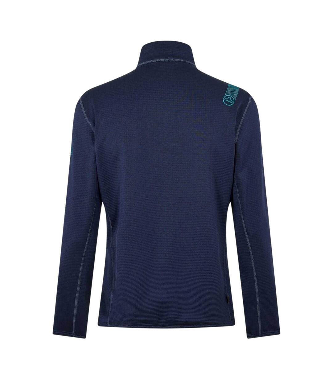 Mens Patterned Fleece Jacket Deep Sea La Sportiva-3