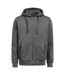 Unisex Adult Regular Full Zip Hoodie Charcoal Untagged Movement-1